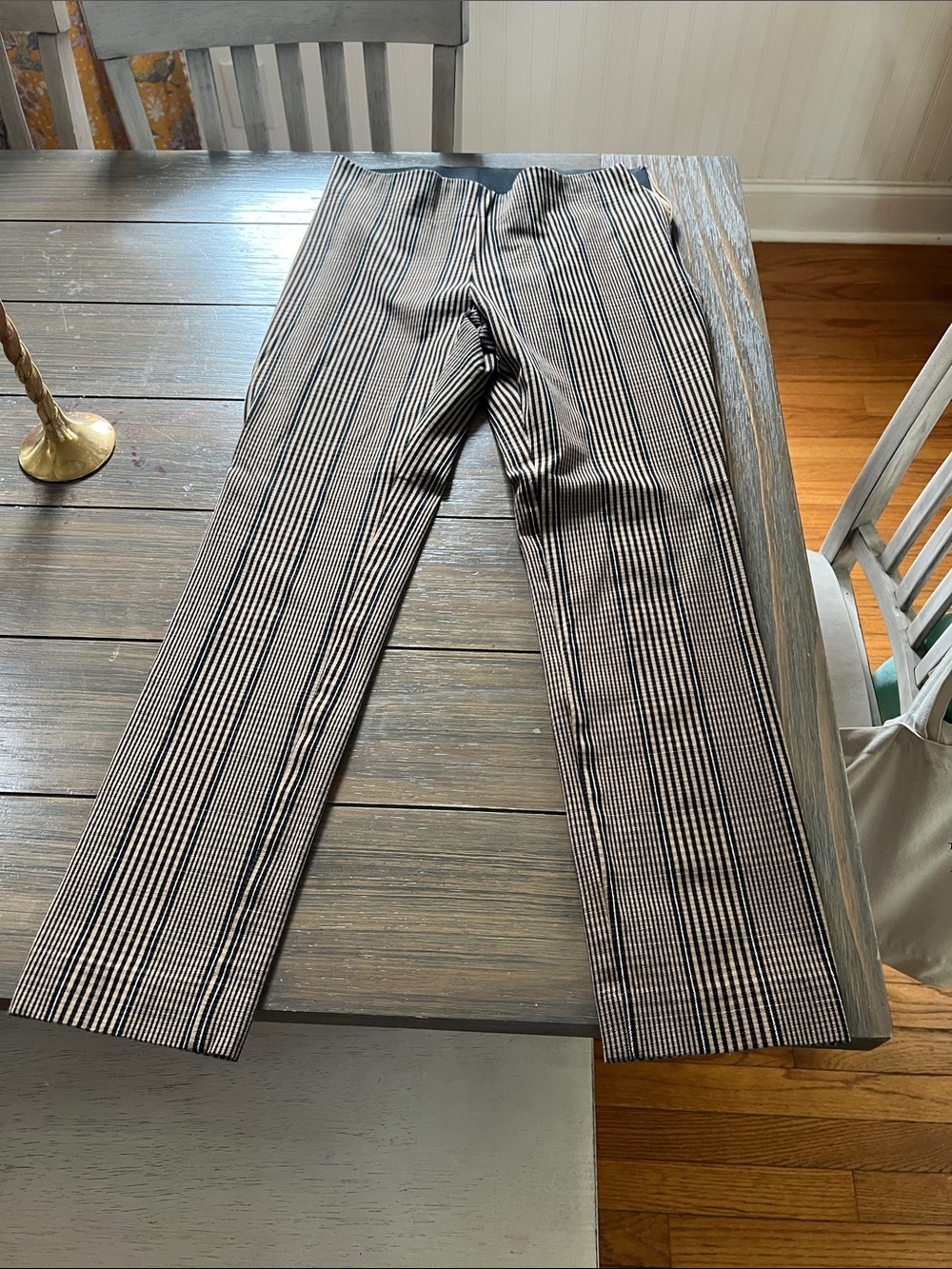 a new day Black and White Pinstripe Skinny Pants